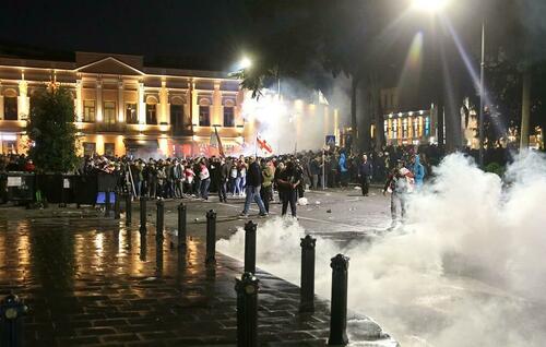 Georgia Condemns ‘Coup Attempt’ After Pro-EU Protesters Try To Storm Presidential Palace