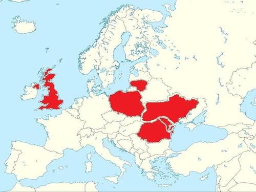 Ukraine Is At The Center Of Three Interlocking Triangles For Containing Russia