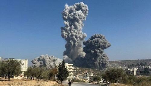 Huge Explosion Kills 5 At Arms Depot In Idlib, Syria thumbnail