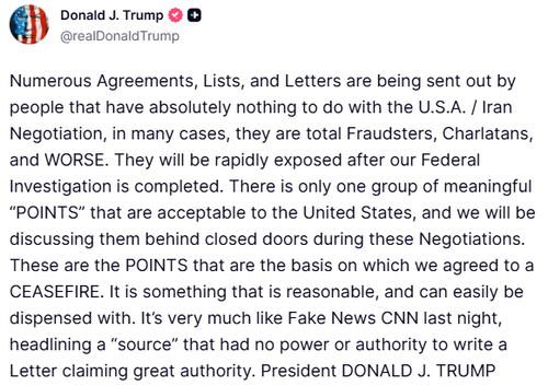 Iran Ceasefire Extremely Fragile As Trump Highlights Discrepancy In 10-Points; Direct Talks Planned 'Soon' In Pakistan