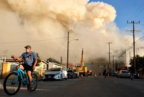 California Declares State Of Emergency Over Los Angeles Warehouse Fire, Smoke