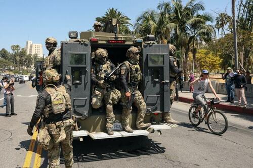 Los Angeles Mayor Confronts Federal Immigration Officers At MacArthur Park