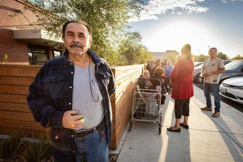 Struggling Central Valley Residents Line Up For Groceries Amid California’s Cost-of-Living Crisis