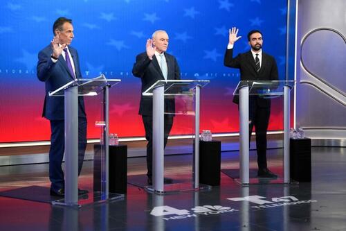 Free Buses Vs More Cops: Mamdani, Cuomo, & Sliwa Square Off In Fiery NYC Mayoral Debate