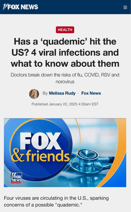 VIRAL INFECTIONS SKY-ROCKET ON TALK OF A QUADEMIC