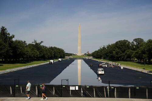Repairs To Reflecting Pool Will Begin Immediately, Trump Says, Citing Vandalism