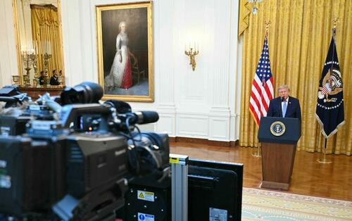 Trump Wants To Revoke Broadcast Licenses Of Networks That Didn't Air His Election Meddling Speech