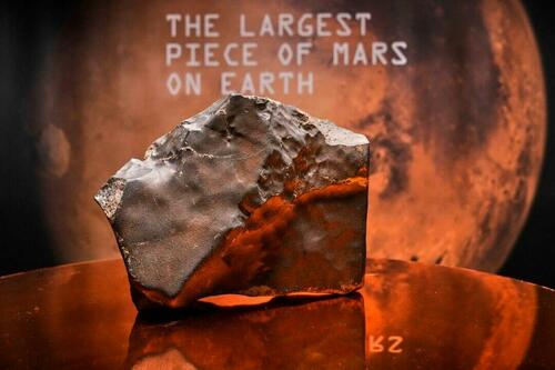 At Sotheby's Auction,  Million Dinosaur Skeleton Stuns As Martian Meteorite Sets Record