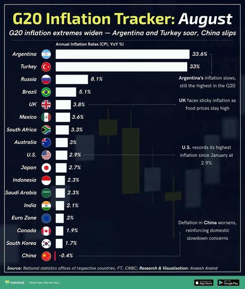 G20 Inflation Tracker: Argentina And Türkiye Remain Inflation Outliers thumbnail