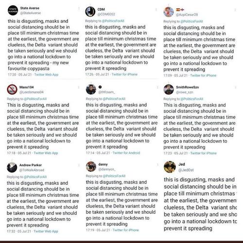 unethical twitter bots spreading covid fear