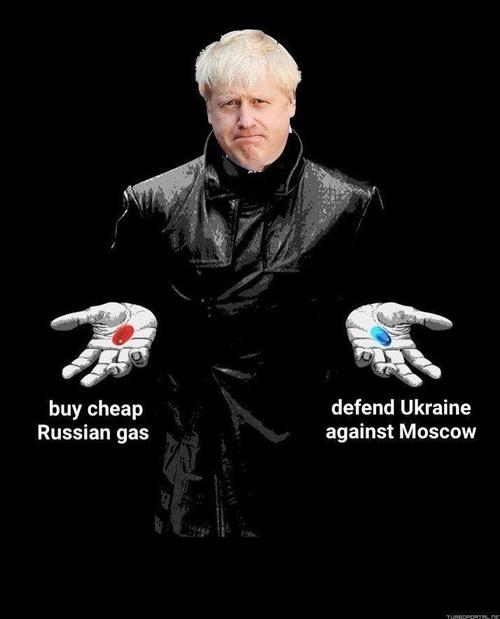 Boris Johnson Red pill or blue pill?
