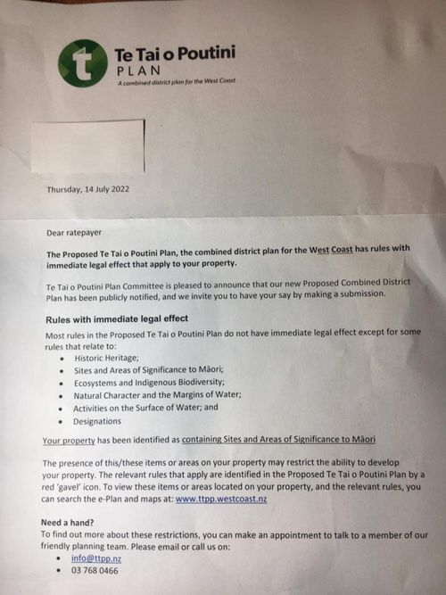 Exhibit A - theft letter from Climate Communists in New Zealand