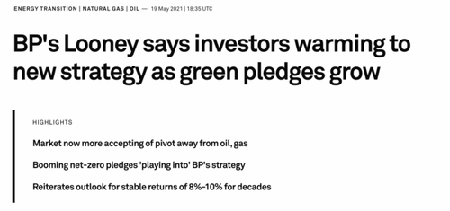 BPs Looney says investors warming to new green strategy
