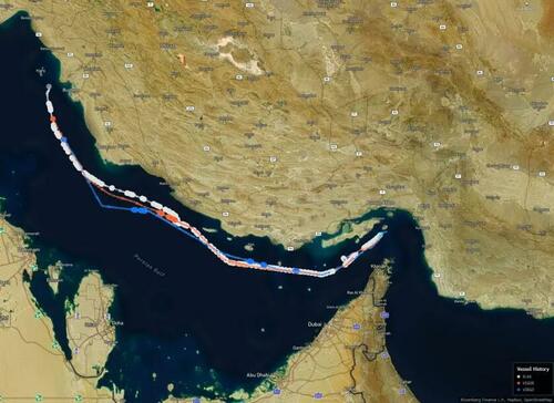 Iran Oil Exports Through Hormuz Hit Wartime High