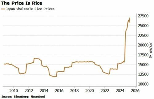 Will Japan’s Rice Price Shock Lead To Government Collapse And Spark A Global Bond Crisis