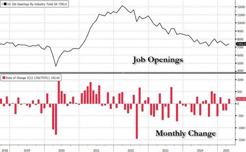 US Labor Market JOLTed By Sharp Rebound As Job Opening Rise, New Hires Surge