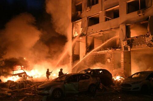 Russia & Ukraine Trade Some Of Biggest Strikes Of War On Eve Of NATO Summit