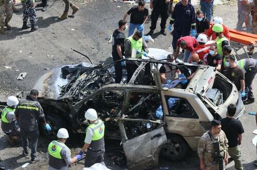 Mass Casualty Event After Israeli Airstrikes On Beirut Highway