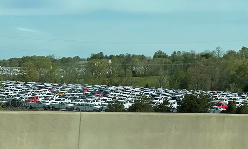 Watch: Thousands Of Ford Pickups Sit Idle In Kentucky Lots, Awaiting Semi Chip-Related Components