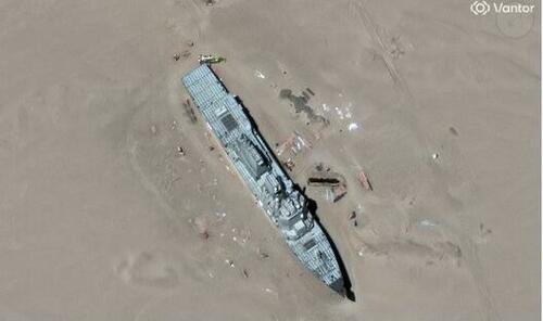 China Builds Full-Scale Model Of US Destroyer In Remote Desert