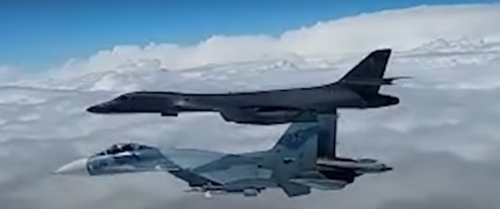 Watch: Russian Jets In Rare US B-1 Supersonic Bomber Intercept Over ...