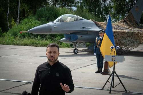 ​Zelensky Shows Off Newly Arrived US F-16 Jets From Secret Location – Tyler Durden