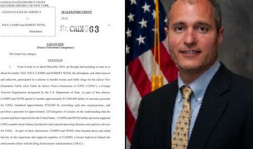 Top Obama DEA Official Charged With Laundering Money For Mexican Drug Cartel