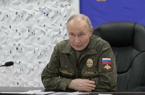 Putin In Military Fatigues Announces Another Key Ukrainian City Captured