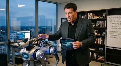 Rogue Rover: Tony Robbins' AI Bought Robot Dog To 'Merge With' Without Permission