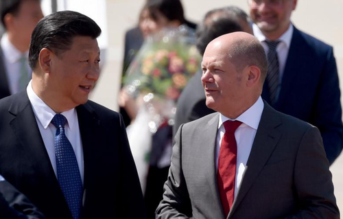 Germany’s Scholz Signals ‘Assurances’ That China Won’t Arm Russia
