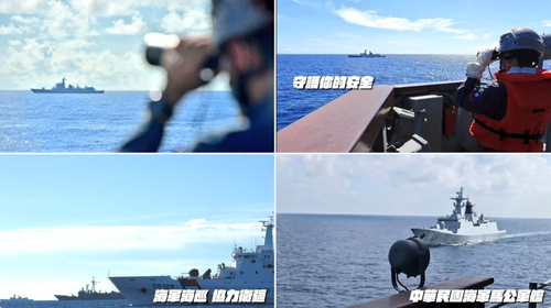 20 Total Chinese & Taiwan Warships In ‘Close Quarters’ Standoff In Strait As Drills Wind Down