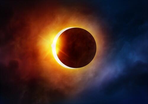 Heat Is Radiating From A Huge Mass Under The Moon