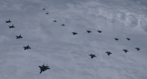 Chasseurs à réaction des forces aériennes américaines et sud-coréennes, image d'archive : Yonhap/Reuters