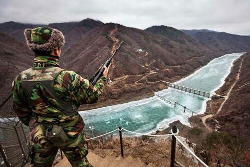 Tensions On Korean Peninsula Spike As Warning Shots Fired Along DMZ