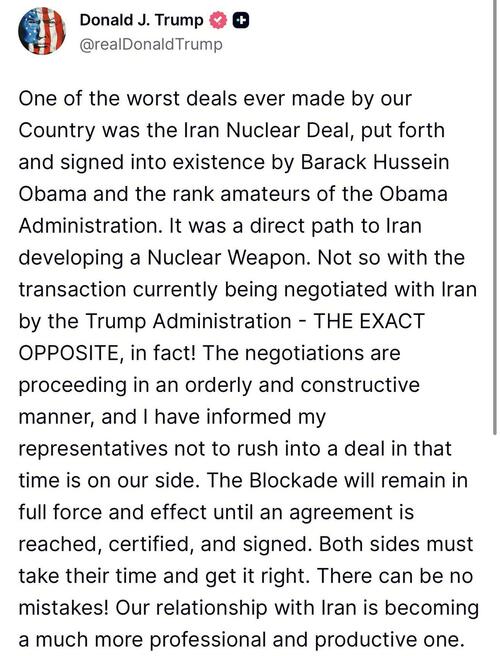 Trump Bats Down Critics As Iran Deal Gets Close: 'Exact Opposite' Of 'Amateur' Obama JCPOA
