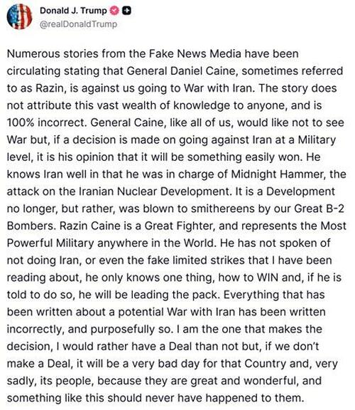 Iran Strike Debate Erupts: Joint Chiefs Chair Allegedly Resists, Trump Fires Back thumbnail