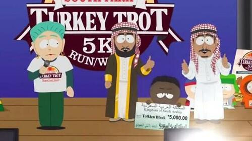 South Park Roasts Americans Taking Saudi Money In Thanksgiving Special