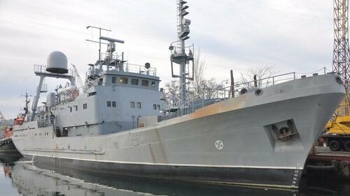 Russia Sinks Ukrainian Navy Vessel In First Successful Sea Drone Operation