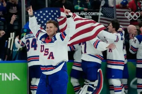 Leftist Media Outraged After USA Olympic Hockey Team Goes Pro-MAGA