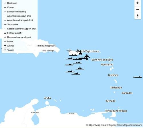 Unprecedented US Military Build-Up Near Venezuela Is Sign Of Possible War