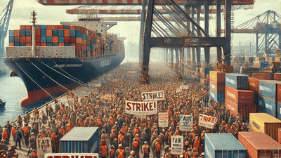 Dock Worker Strike Disrupts U.S. Shipping